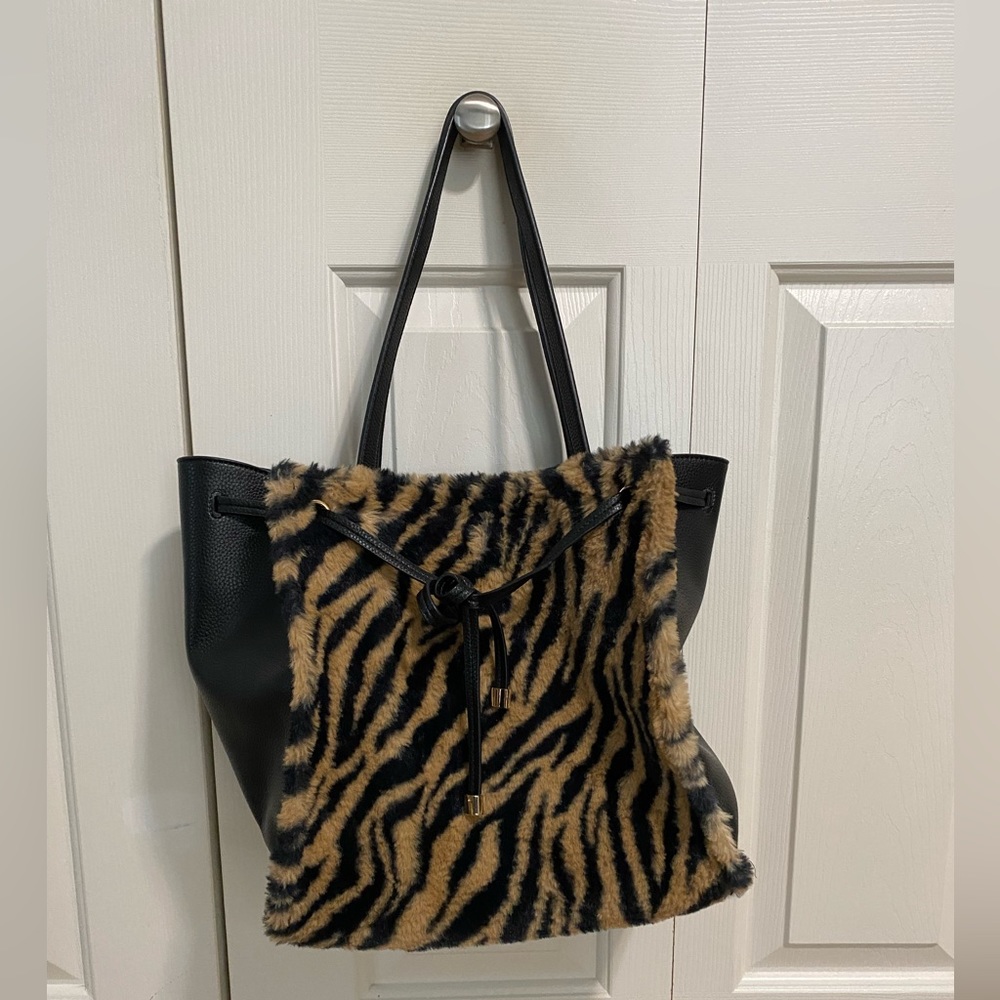 Cato faux fur handbag